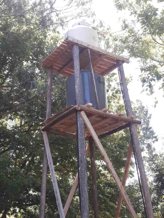 Nueva torre y tanque de agua en la Sede Chascomús